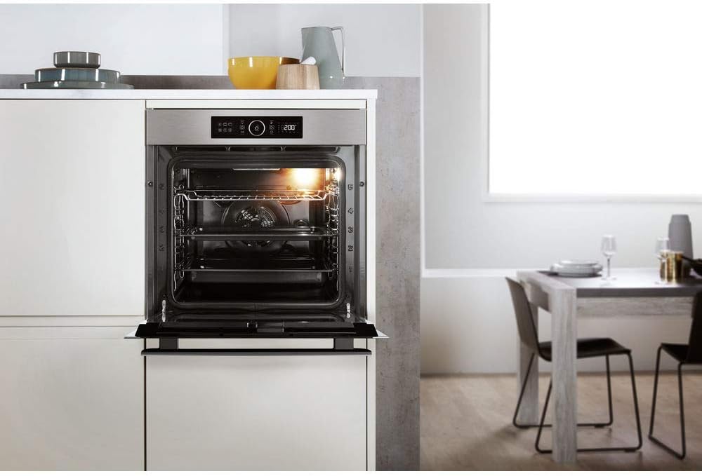 Four encastrable pyrolyse Whirlpool AKZ9629IX - Four pyrolyse Inox - multifonction - Chaleur tournante ou pulsée - 73 litres - Porte froide (4 vitres) - Classe énergétique A+