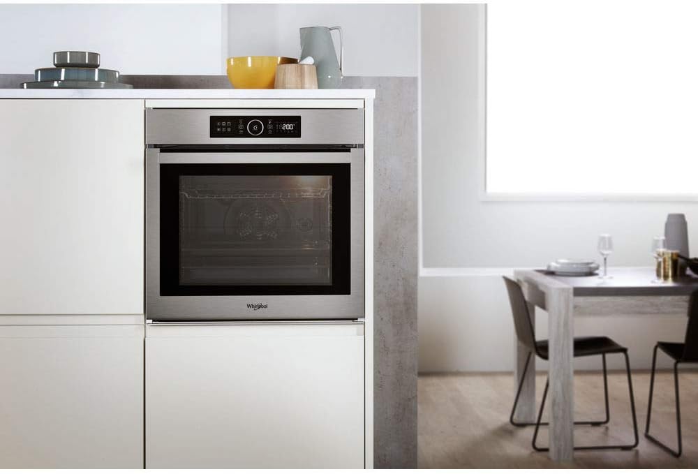 Four encastrable pyrolyse Whirlpool AKZ9629IX - Four pyrolyse Inox - multifonction - Chaleur tournante ou pulsée - 73 litres - Porte froide (4 vitres) - Classe énergétique A+